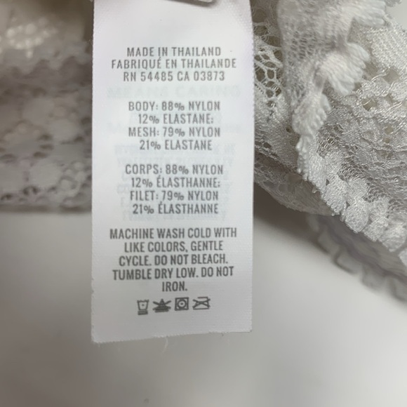 Aerie lace floral intimate bralette bra small - Picture 5 of 7